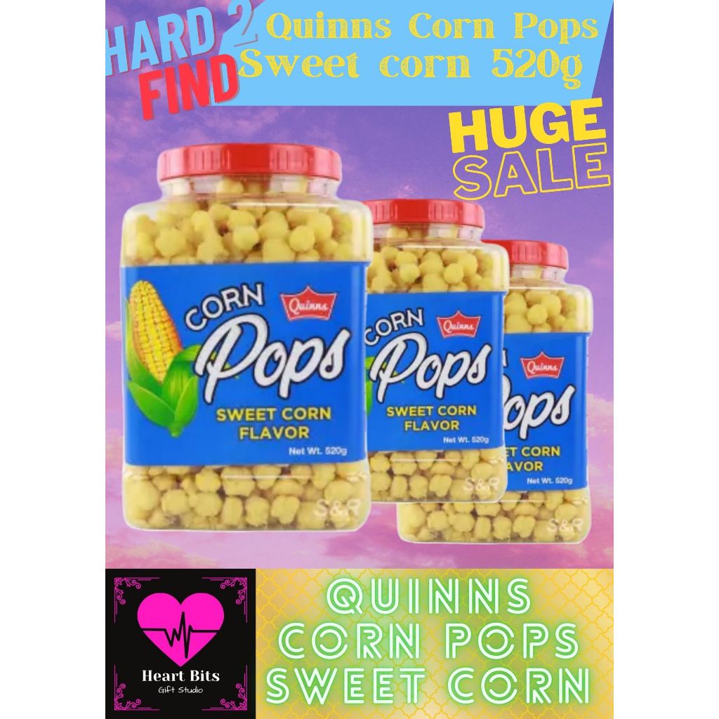 Quinns Corn Pops Sweet Corn Flavor | Shopee Philippines