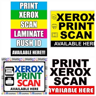 Shop xerox print scan signage for Sale on Shopee Philippines