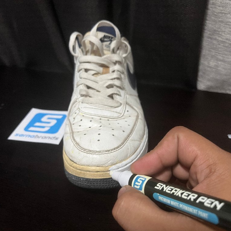 Serna Brands Sneaker Pen Premium White Permanent Paint for your Shoes Shopee Philippines