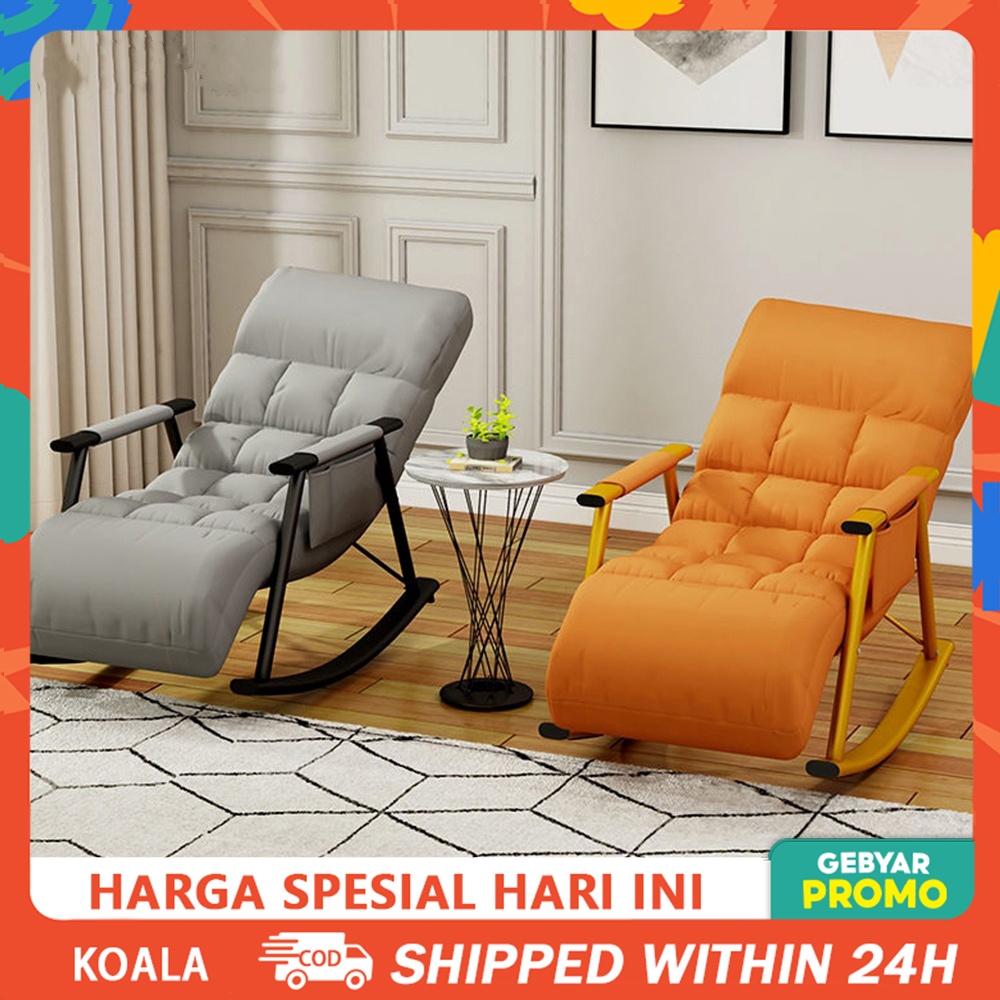 ⚡Koala⚡Rocking Chair Ergonomic Sofa Lounge Chair Lazy Sofa chair