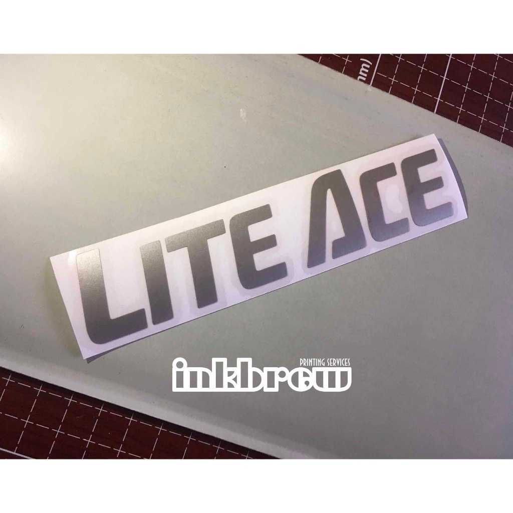 Toyota Lite Ace Tailgate Sticker for S400 Panel Van, Pickup, and FX ...