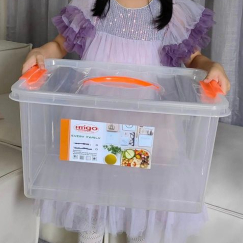 1pc 10-Inch Two-Layer Plastic Tool Box Mini Multi-Functional Storage Box With Handle Portable Tool Organizer Accessories