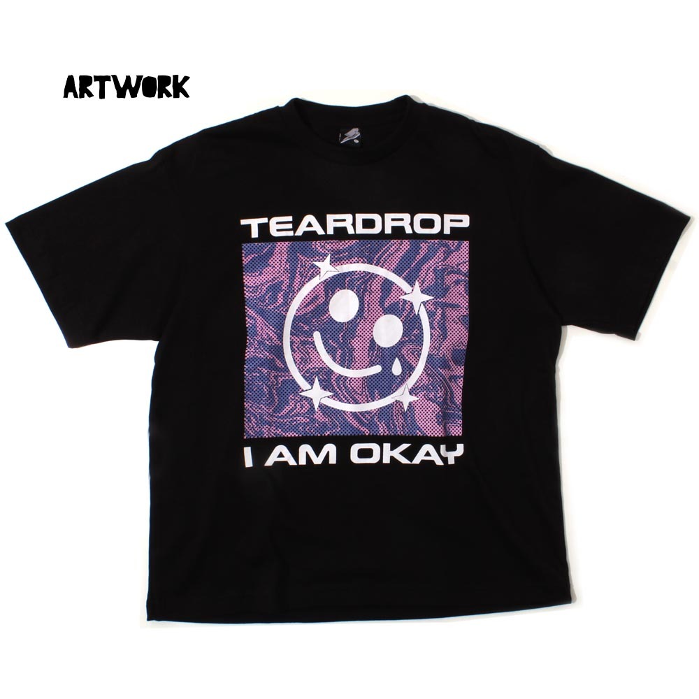 Teardrop-Neck Fitted T-Shirt