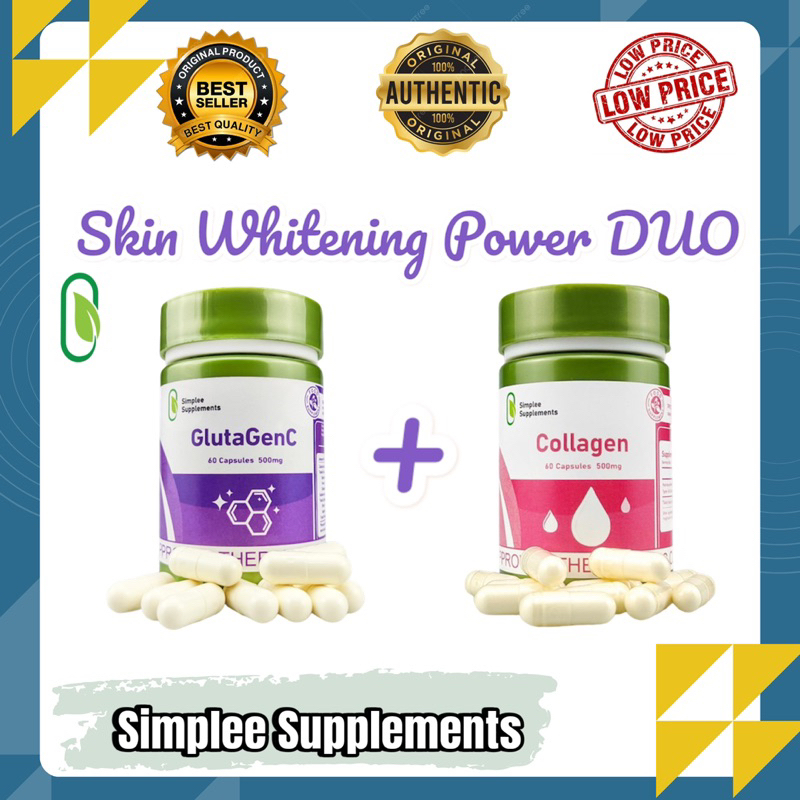 Simplee Glutagenc Collagen Capsule Duo Set Shopee Philippines 7805