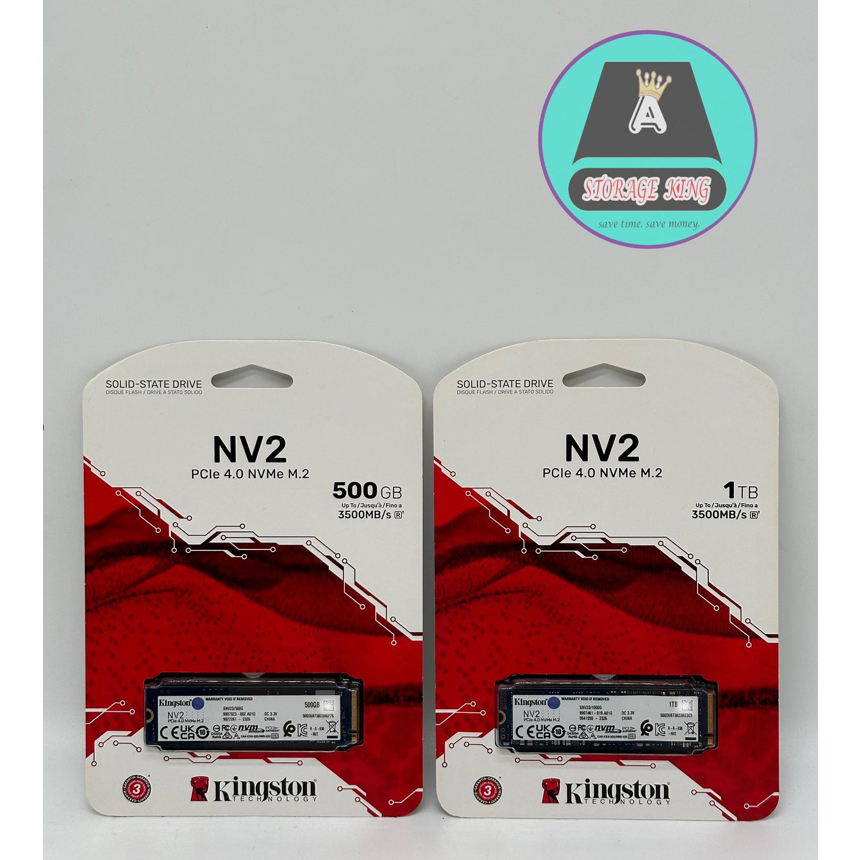 Kingston 1TB NV2 PCIe 4.0 NVMe M.2 PCIe SSD 3500MB/s