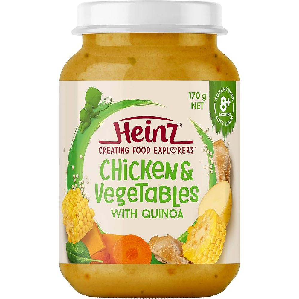 Heinz Australia BABY FOOD JAR 170g 6+ to 8+ months Mashed