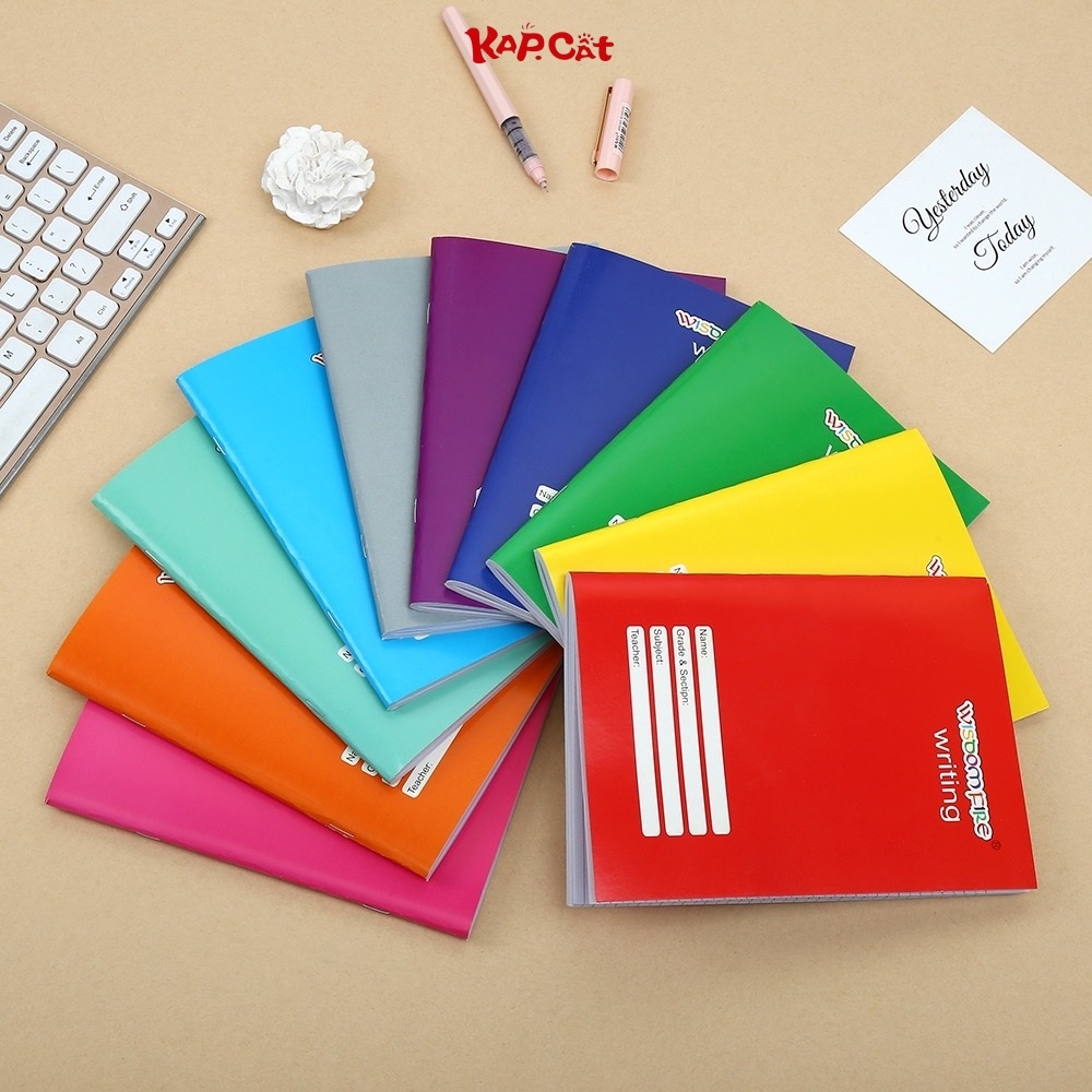 KAP.CAT NOTEBOOK 80 SHEETS 1pcs（writing.composition.)RANDOM COLOR ...
