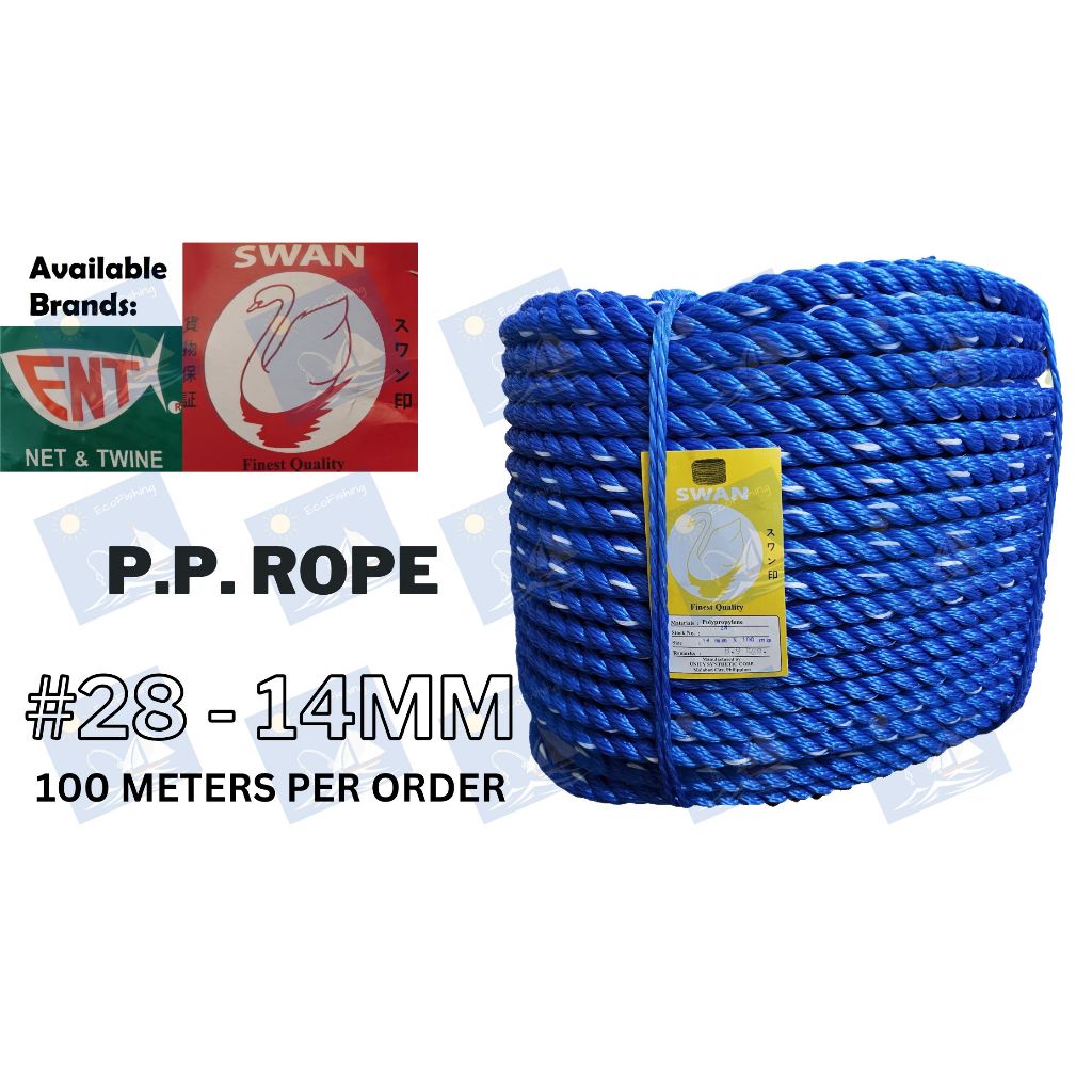 Rope #28(14mm) | SWAN | ENT | Twine | Lubid | Tali | Nylon Rope | PE ...