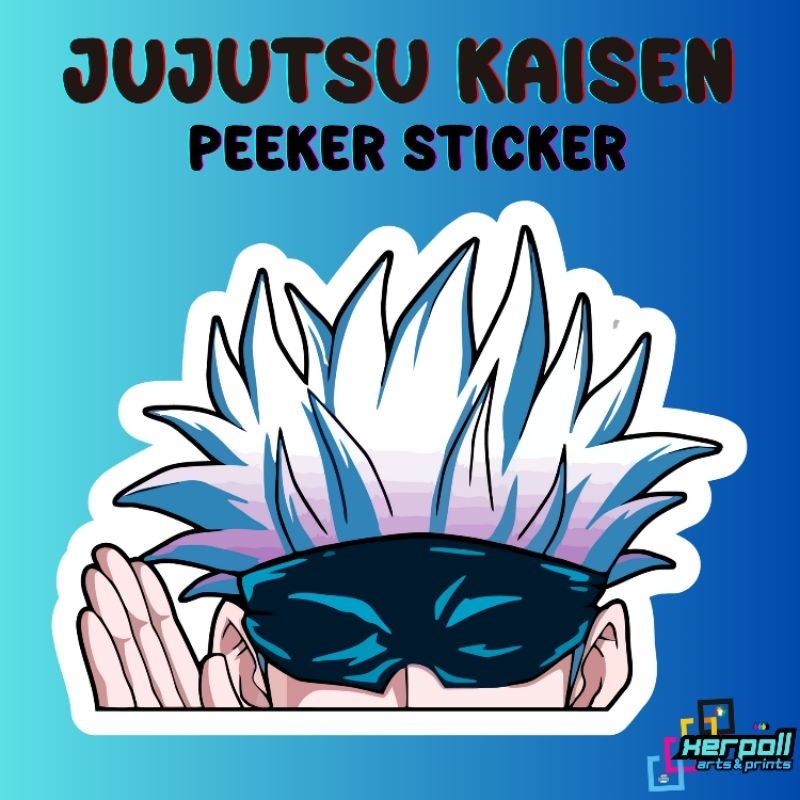 Jujutsu Kaisen Peeker Sticker Waterproof Vinyl Sticker | Shopee Philippines