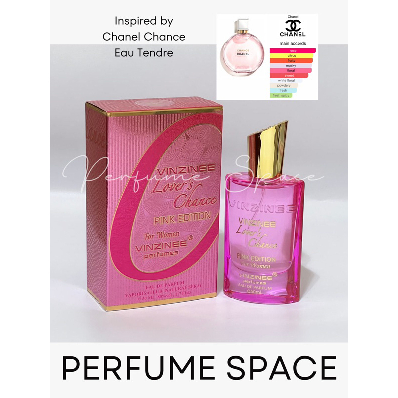 VINZINEE Lover s Chance Pink Edition for Women Oil Based Long Lasting Perfume 50ml