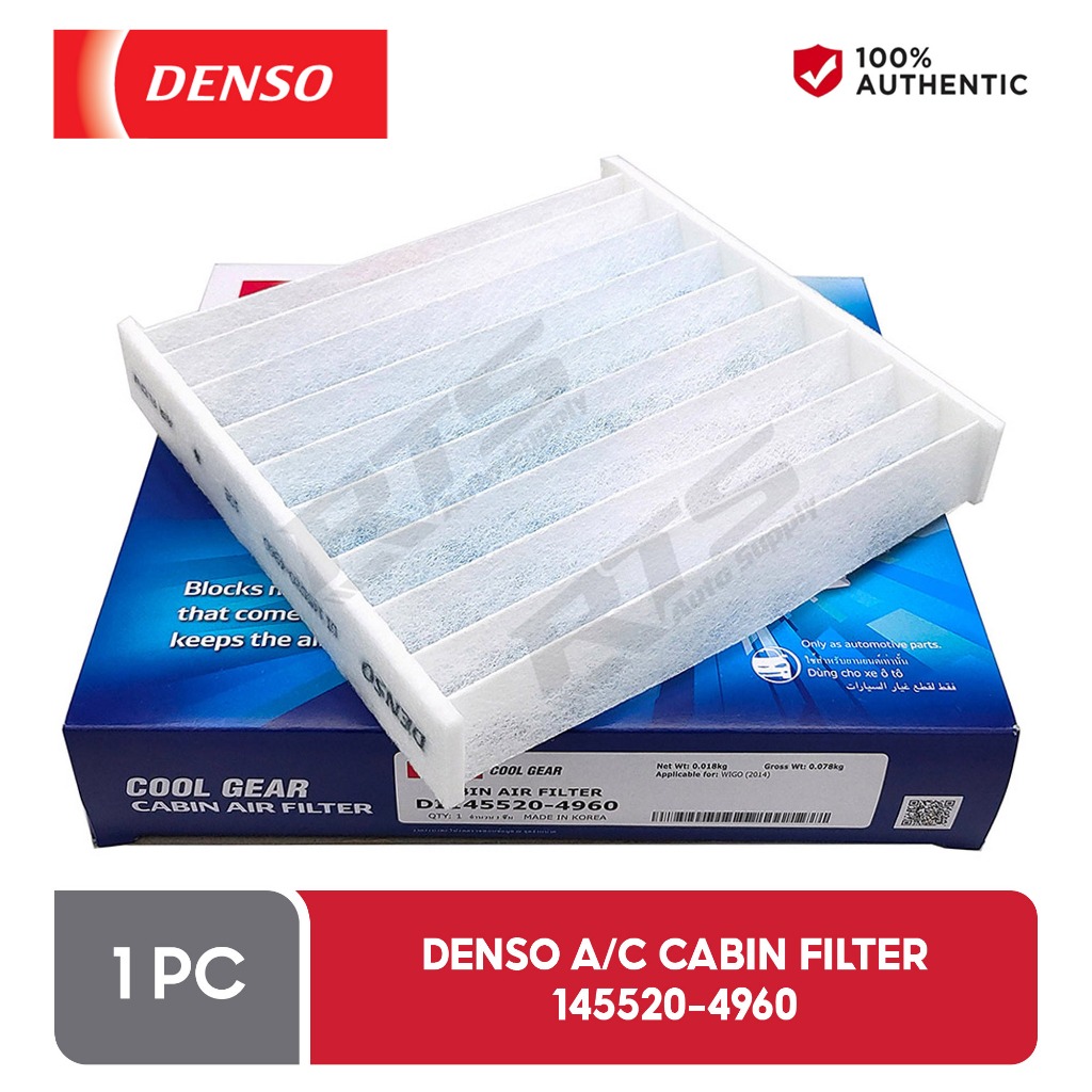 Denso Aircon AC / Cabin Air Filter Toyota Wigo 2014 - 2023 ( 145520 ...