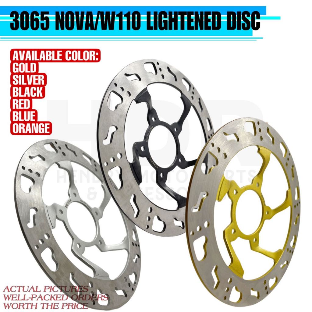 Hdr 3065 Lighten Disc Honda Nova Wave 110 220mm For Motorcycle Japan Quality Shopee 3086