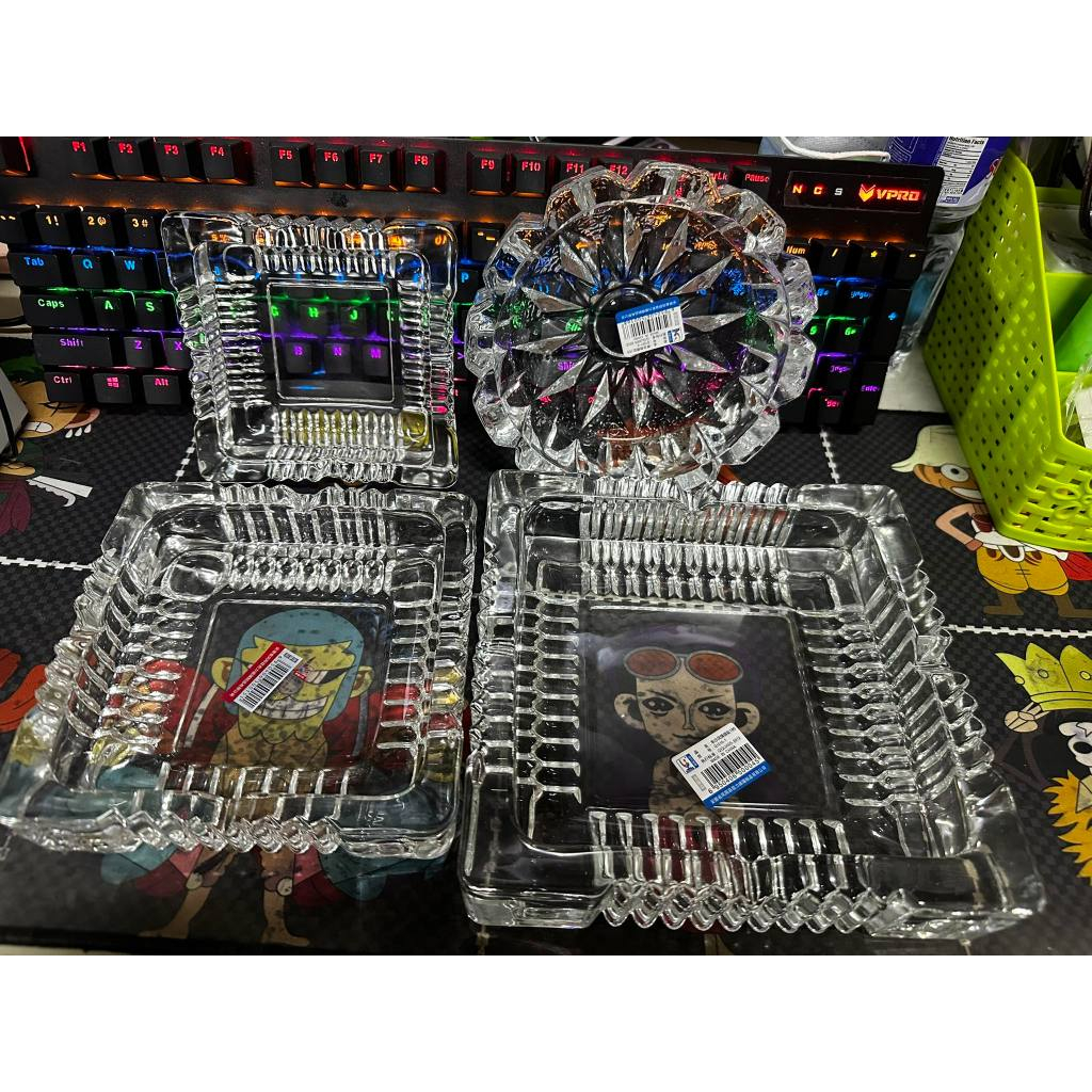 Decorative Crystal Glass Square Ashtray | Shopee Philippines