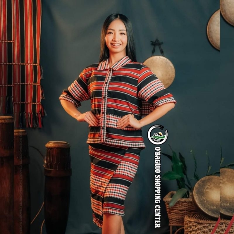 (Set) Kankanaey Igorot Women Ethnic Attire | Inabel Products (COD ...