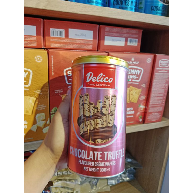 DELICO FLAVOURED CREAM WAFER STICKS 300G | Shopee Philippines
