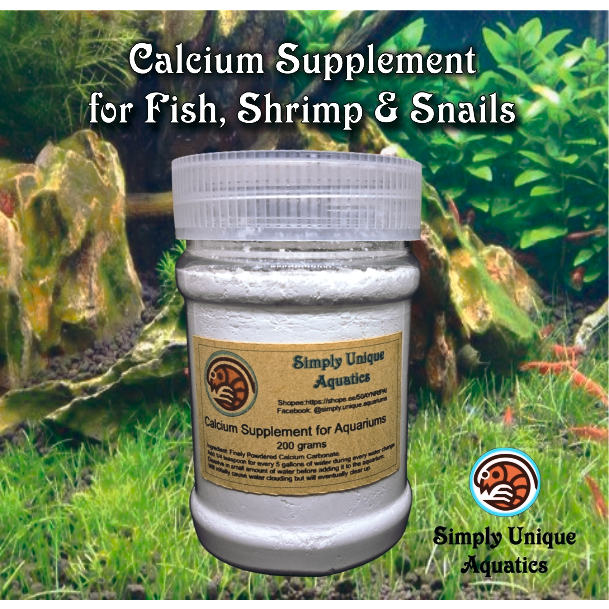 Calcium Supplement for Aquarium Fish, Shrimps & Snails Shopee Philippines