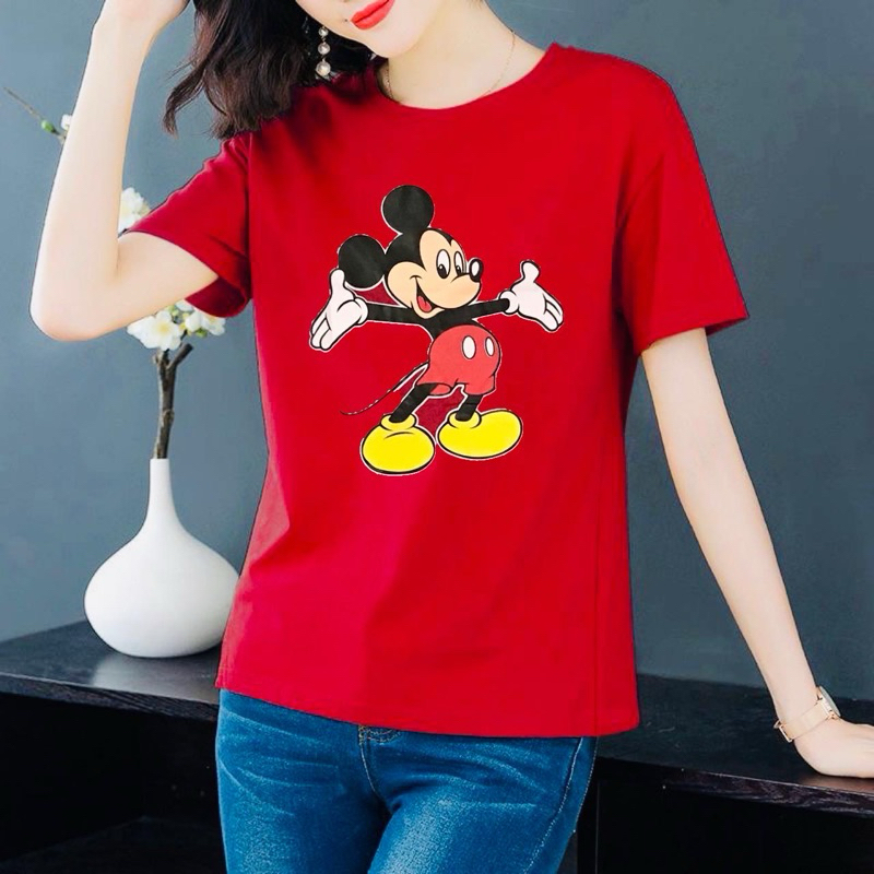 Hand made koren shops shirt micky mouse