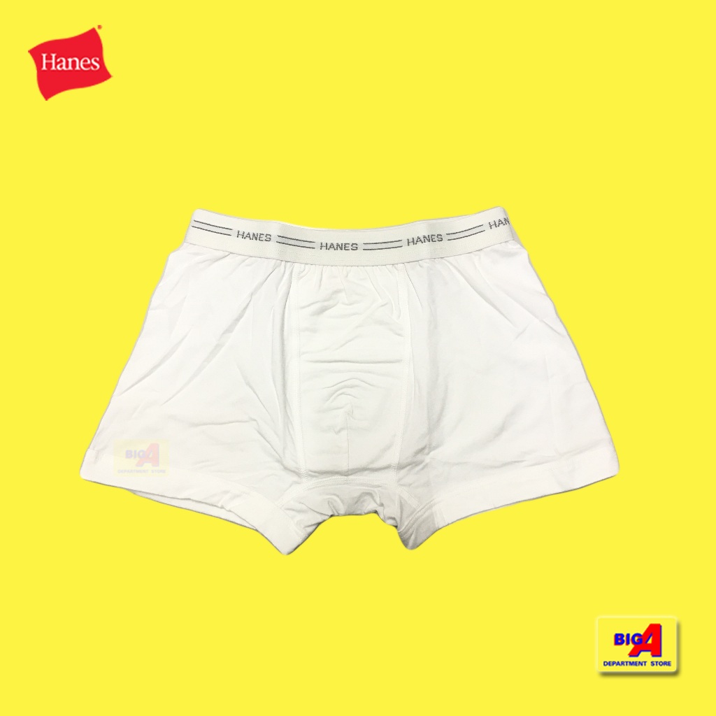 Hanes white boxer shorts on sale
