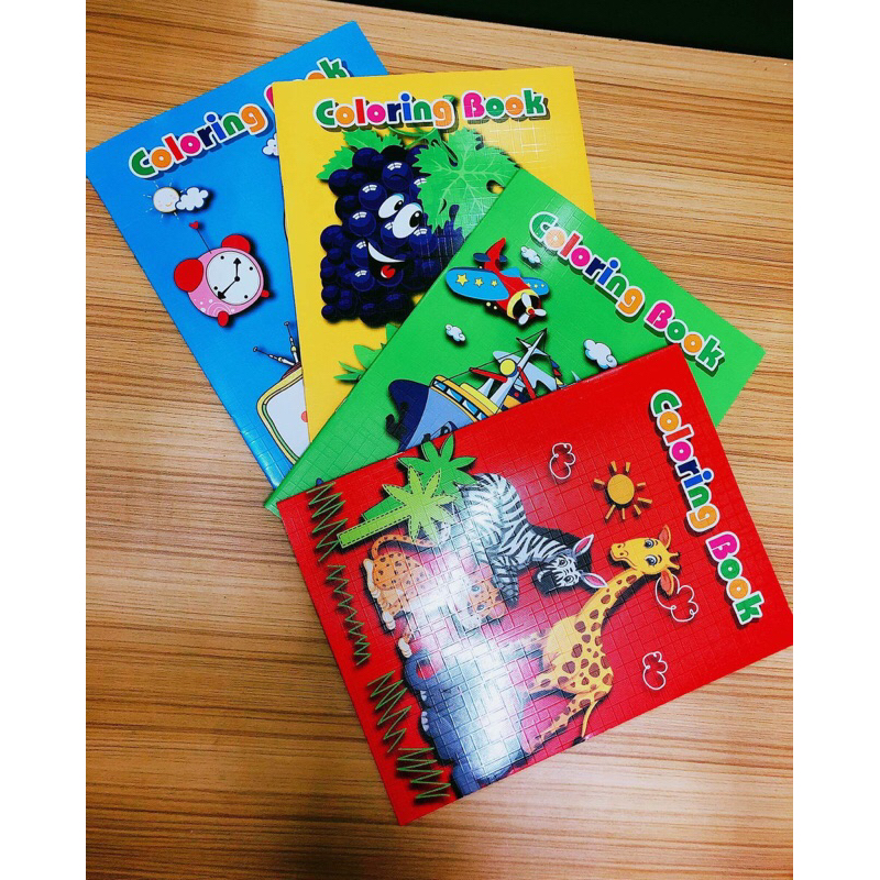 4pcs Set New Coloring book #STD-2301 | Shopee Philippines