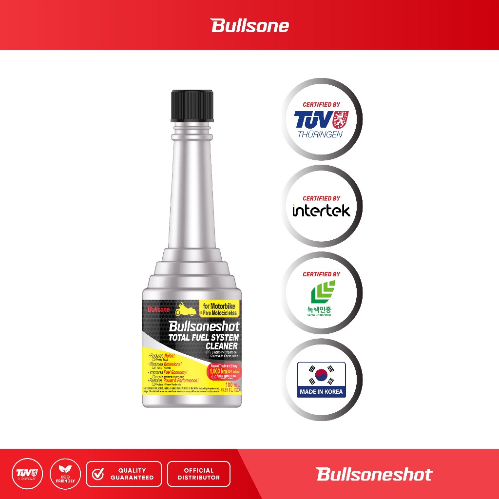 Bullsone Bullsoneshot Total Fuel System Cleaner - Fuel Injector ...
