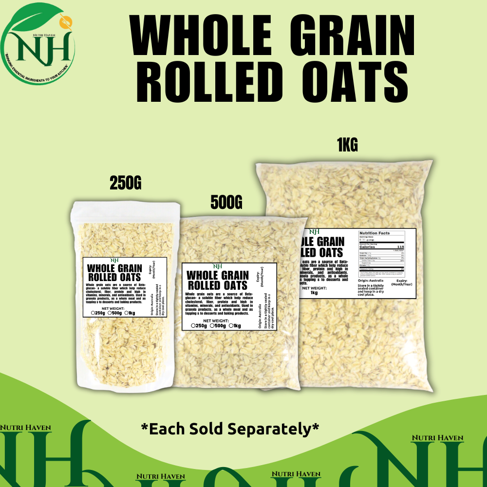 QUAKER WHOLE GRAIN ROLLED OATS for granola, baking, overnight oats