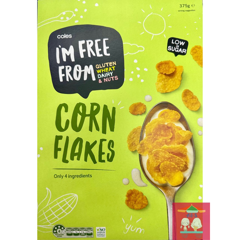 Coles Gluten/Dairy/Nuts Free Corn Flakes 375g Shopee Philippines