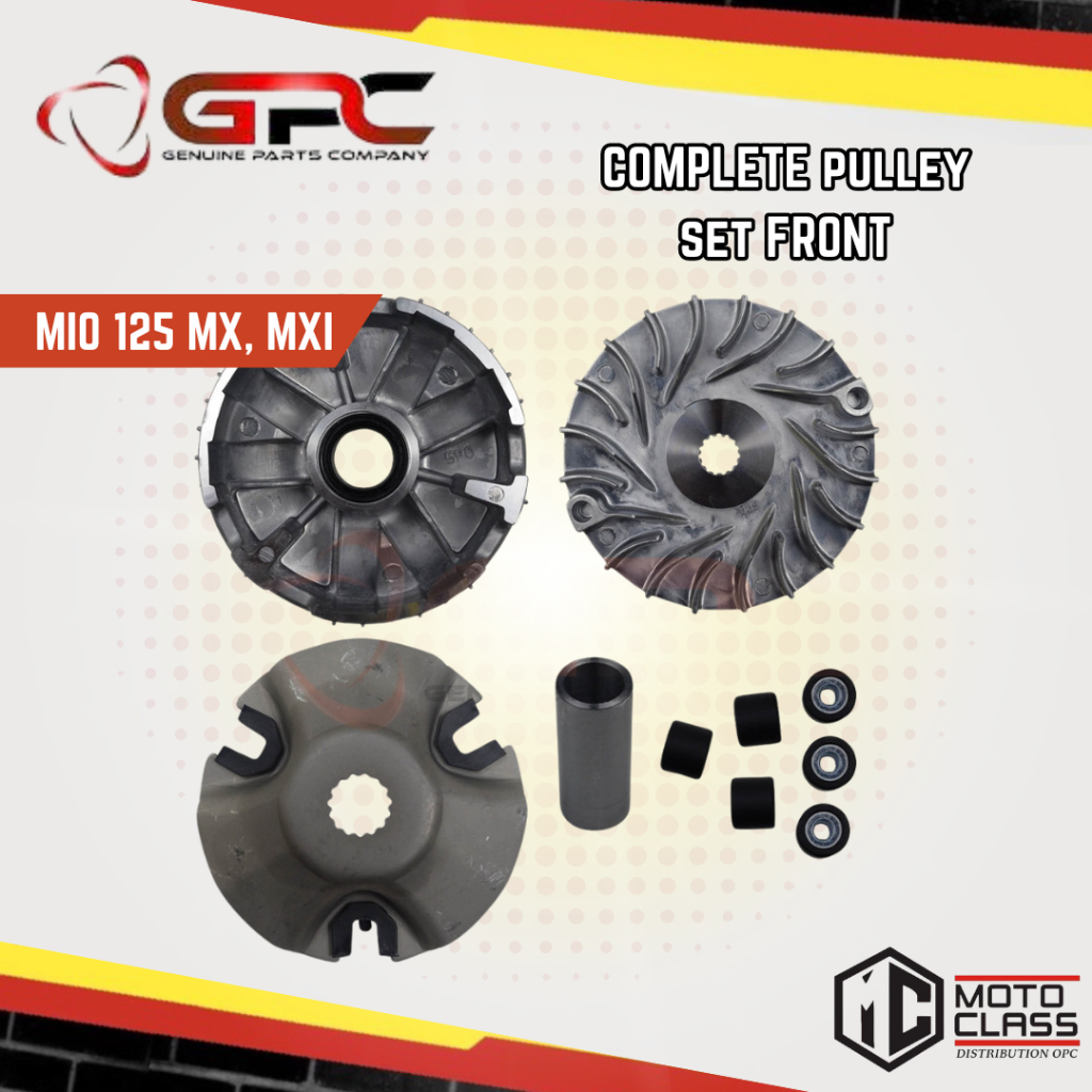 GPC COMPLETE PULLEY SET MIO 125 MX, MXI FRONT | Shopee Philippines