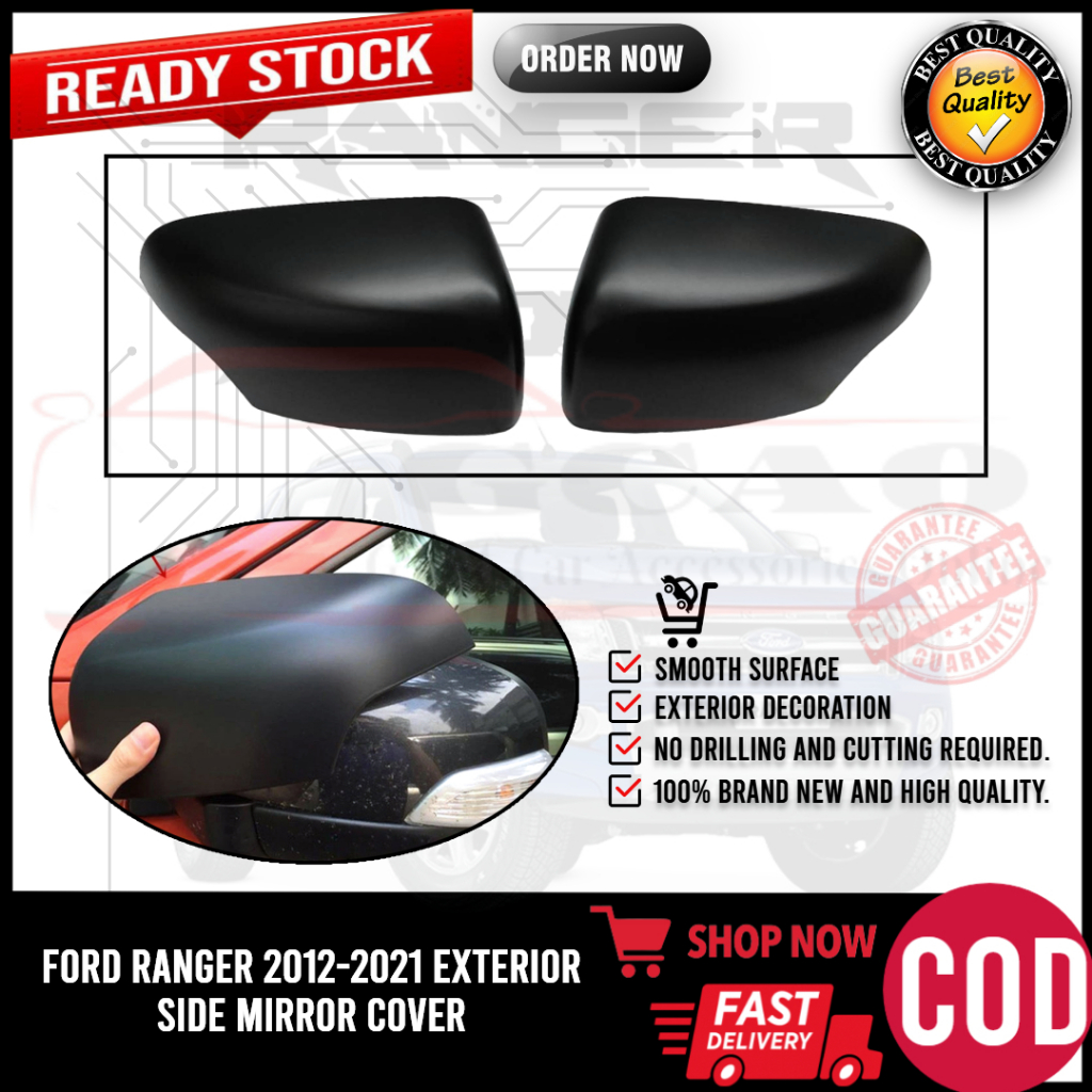 GCAO - FORD RANGER 2012-2021 EXTERIOR SIDE MIRROR COVER (10246 ...