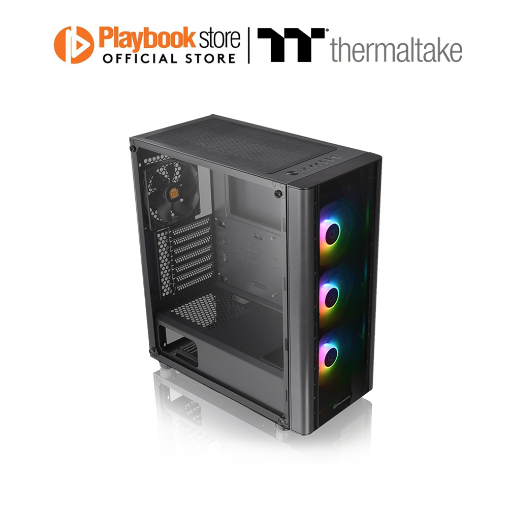 Thermaltake V250 ARGB Tempered Glass Mid Tower Chassis Desktop Case (CA ...