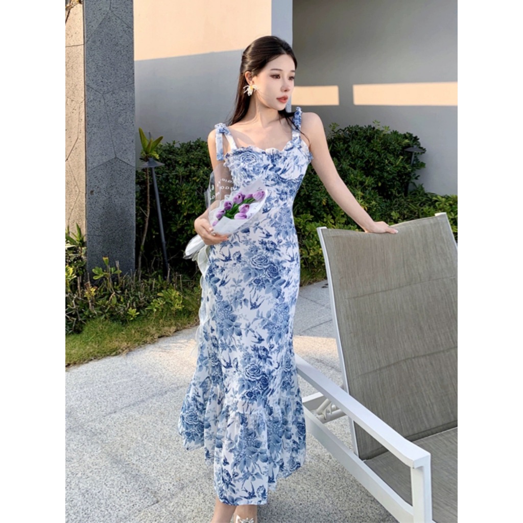 Shopee floral maxi dress sales