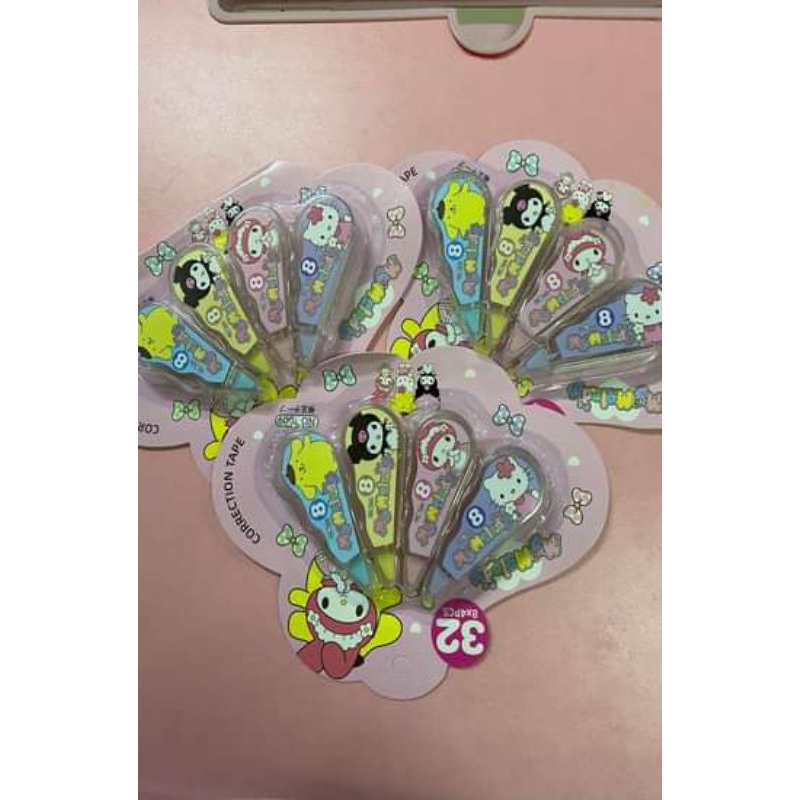 New sanrio cerrection tape rollwr white sticker tape for student error ...