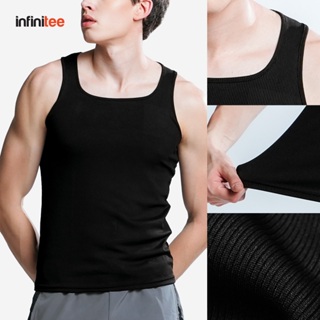 Infinitee Gym Ribbed Sando For Men Women Sleeveless Activewear Square ...