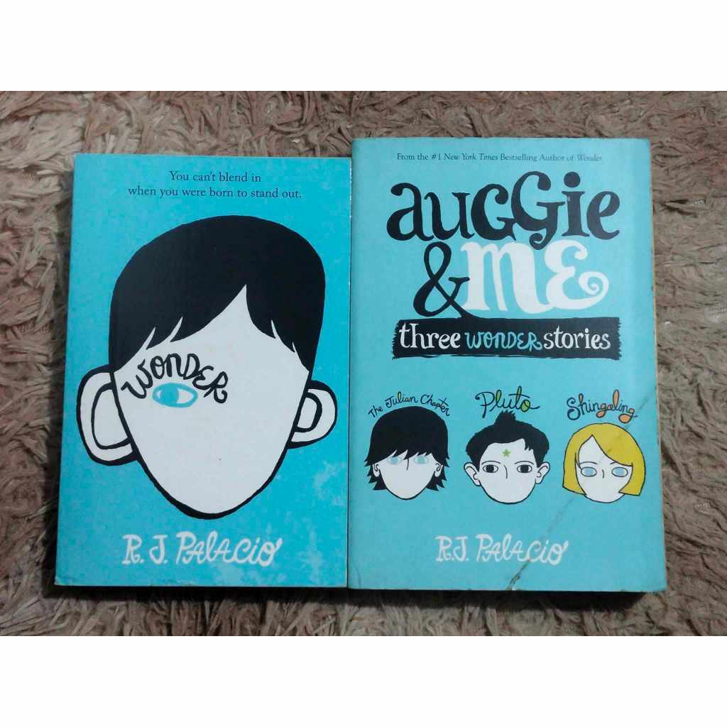 R.J. PALACIO Books / WONDER, AUGGIE & ME / Sold Per Piece (Paperback ...