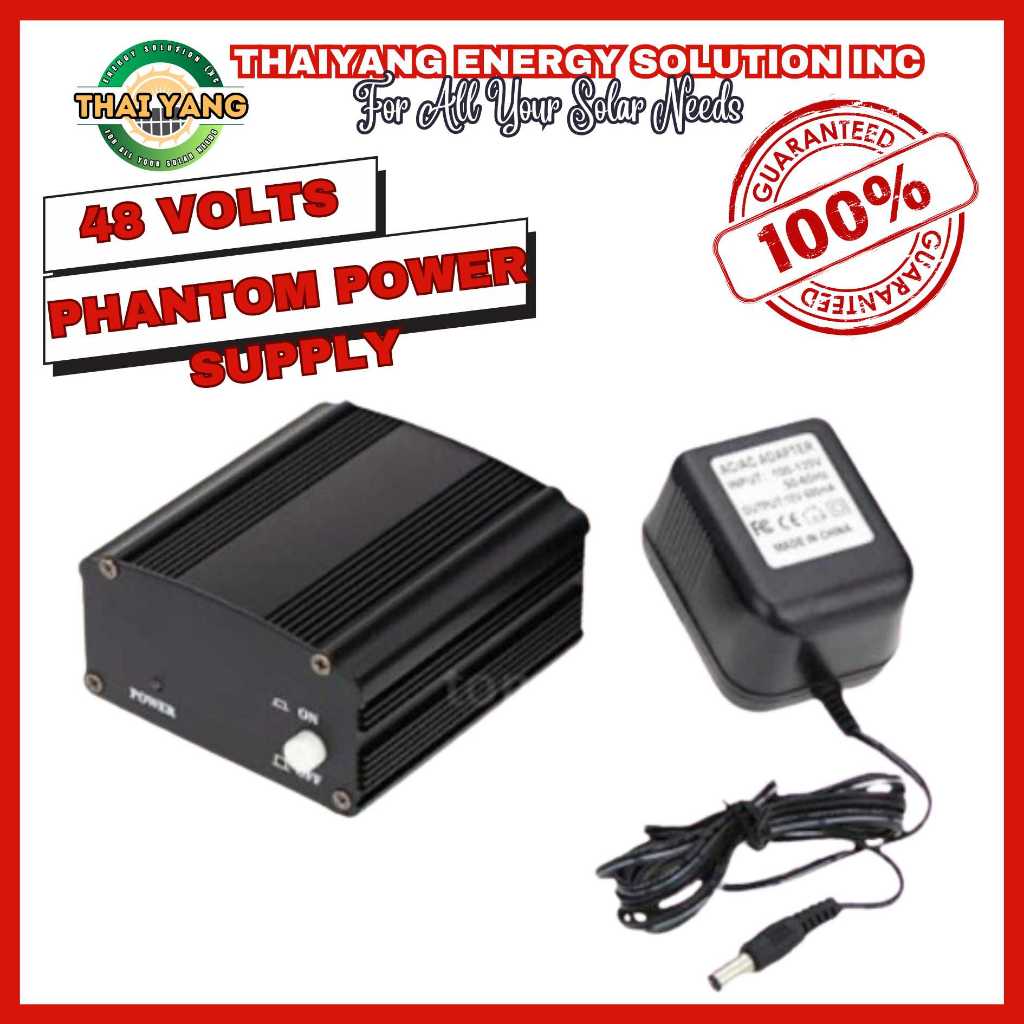 48V Phantom Power Supply (No Cable Included) | Shopee Philippines