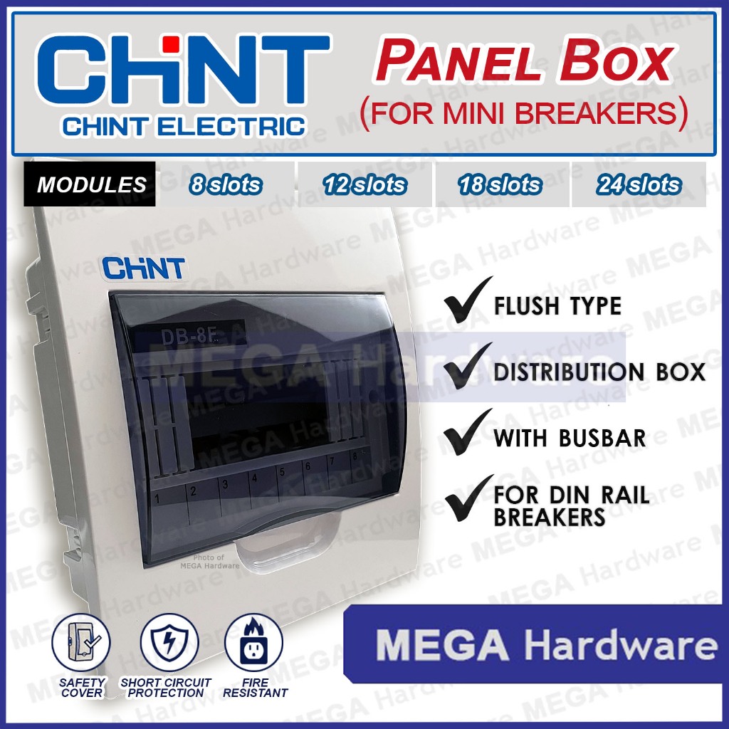 CHINT Miniature Breaker Distribution Box Panel Board Flush Mounted Type ...