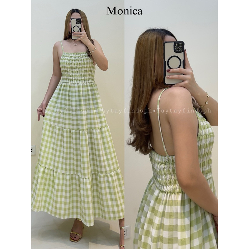 PARAISO HALTER DRESS WITH SMOCKING