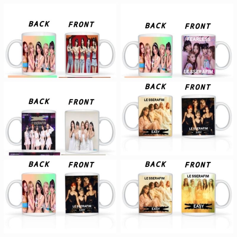 LE SSERAFIM mug Inspired Kpop | Shopee Philippines