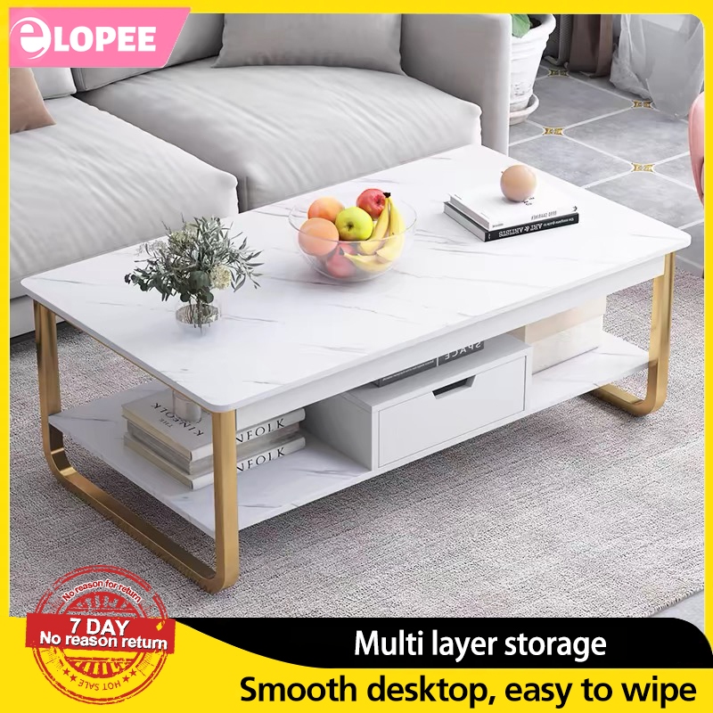 2-Tier Coffee Table Modern Creative Combination Tea Table Small ...