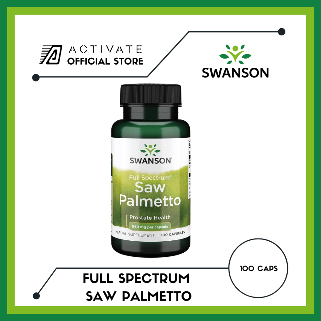 Swanson Full Spectrum Saw Palmetto for Prostate Health, 540 MG per ...