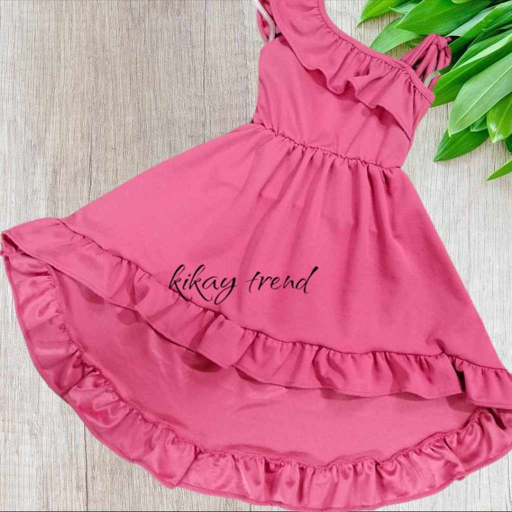 KIKAY TREND I MAYA FIT 3-5 YEARS OLD KIDS FLORAL FASHIONABLE DRESS