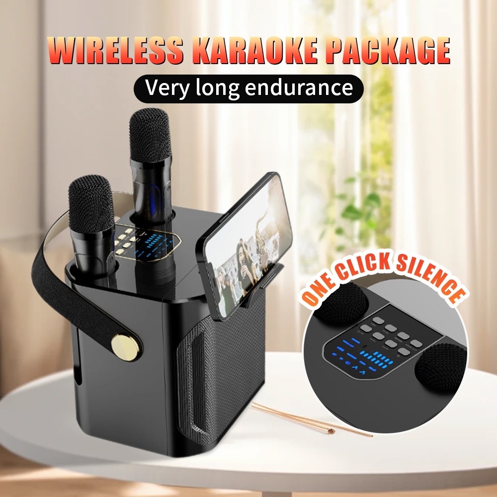 3D stereo speaker portable wireless Bluetooth dual microphone speaker ...
