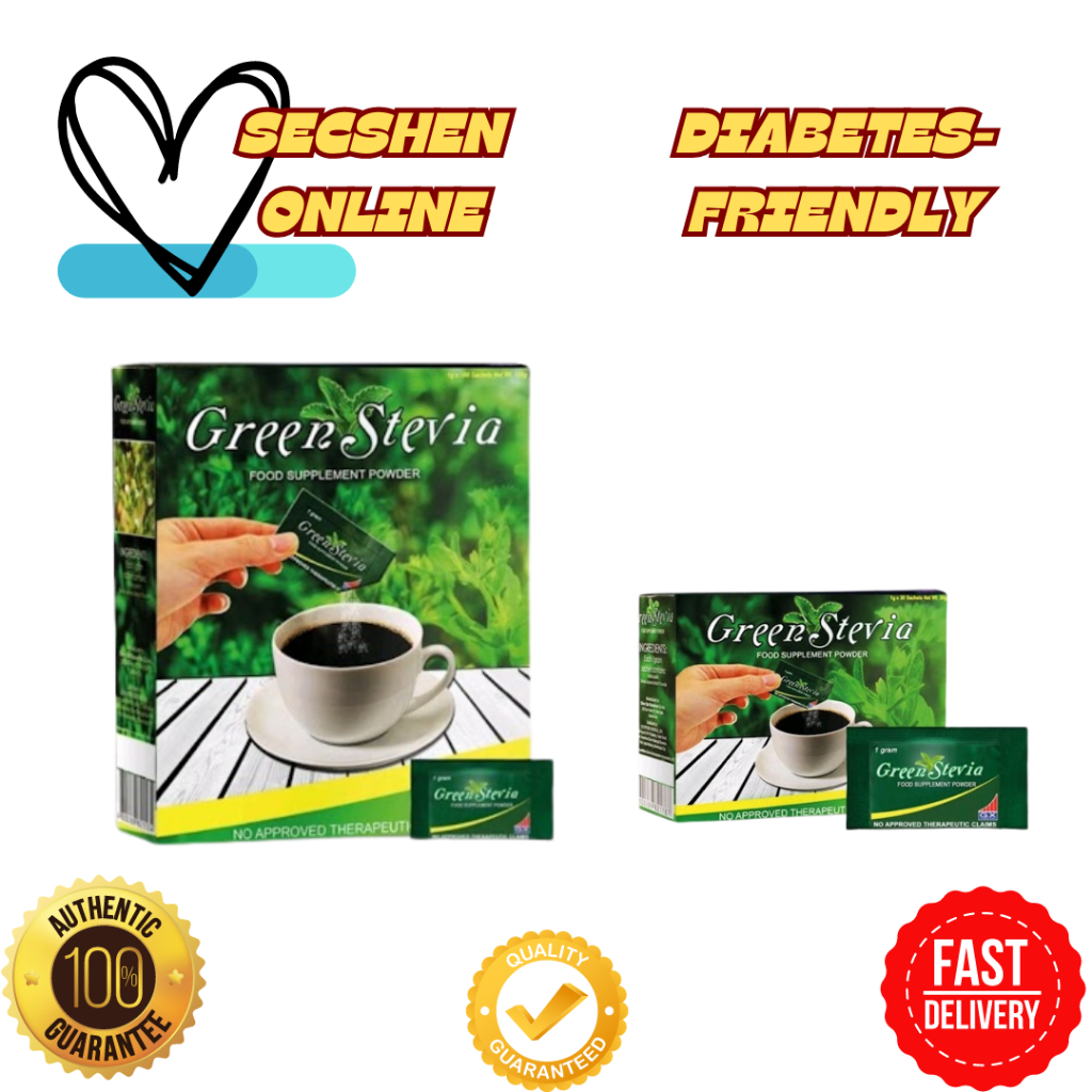 Green Stevia Food Supplement Powder by 30s and 100s Shopee Philippines