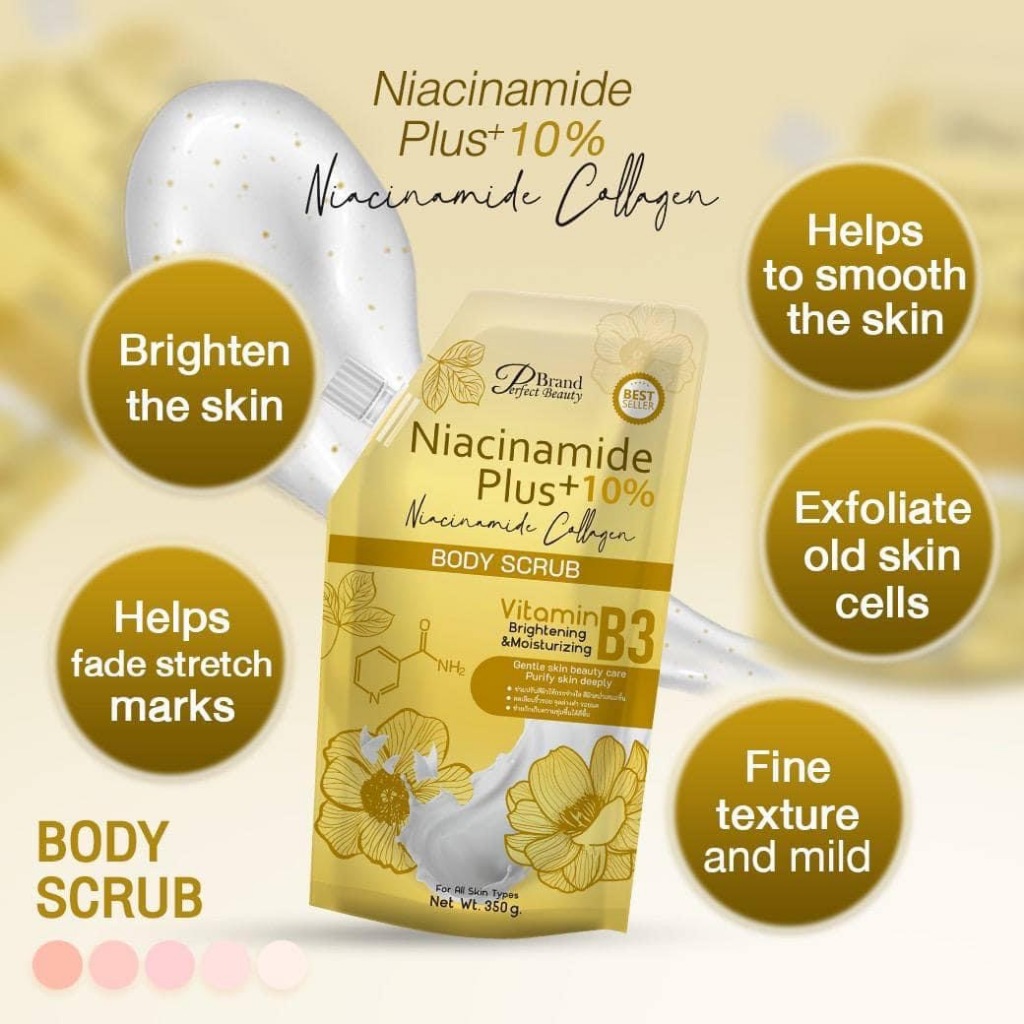 Perfect Beauty Niacinamide Plus+ 10% Collagen Body Scrub 350g | Shopee ...