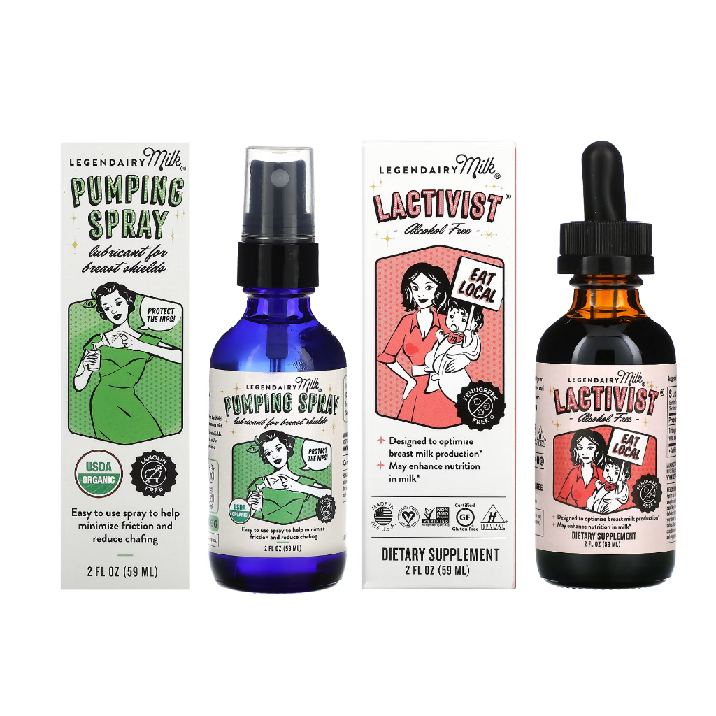 Legendairy Milk, Lactivist Alcohol Free / Pumping Spray 2 fl oz (59 ml ...