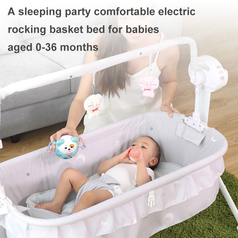 Baby Electric Rocking Chair Multifunctional Baby Rocking Bed Hammock ...