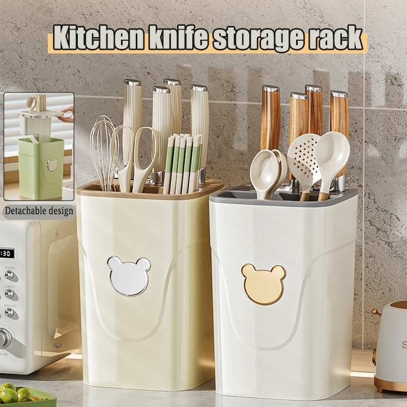 Multifuntion Kitchen Cutlery Organizer Storage Rack Knife Chopstick ...
