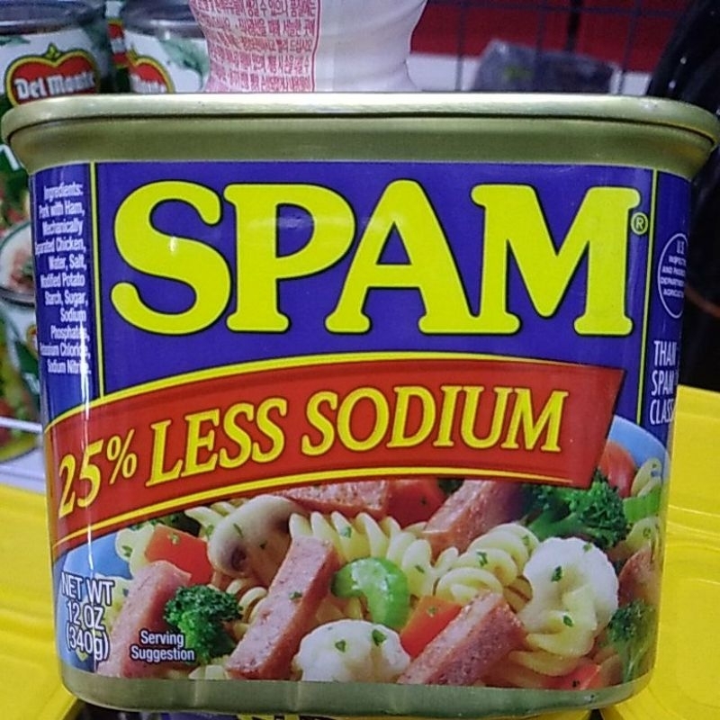 SPAM (25% LESS SODIUM) | Shopee Philippines