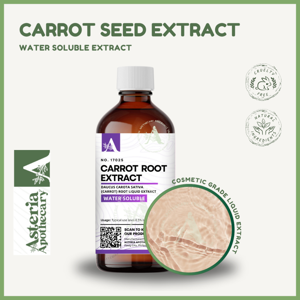 Carrot Extract Botanical Extract 30mL & 100mL - Asteria Apothecary ...