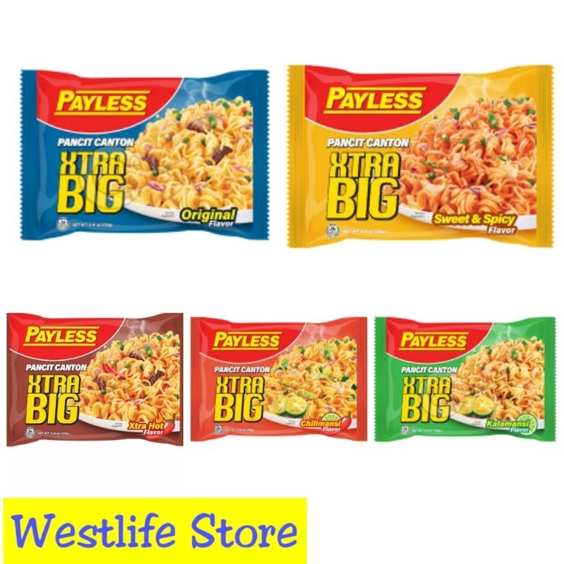 Payless Extra Big Pancit Canton 125g | Shopee Philippines