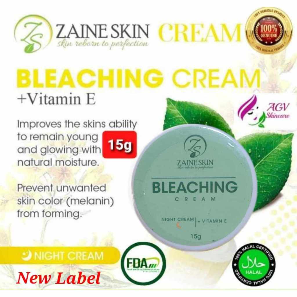 ZAINE SKIN 15g BLEACHING CREAM/COLLAGEN/PEELING/ UA CREAM. (NEW LABEL